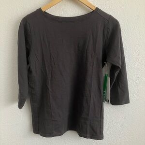 Pact Black Organic Cotton Top